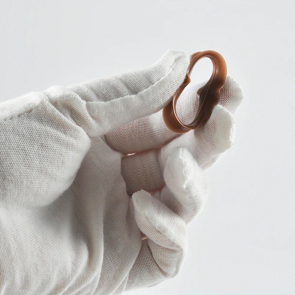 Dark Brown Silicone Ear Skins | Flexible Tunnels | Skin Tone - DustyJewelz