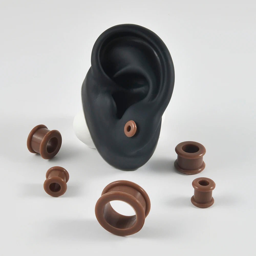 Extra Big Silicone Tunnels | Flexible Plugs | 3mm-76mm