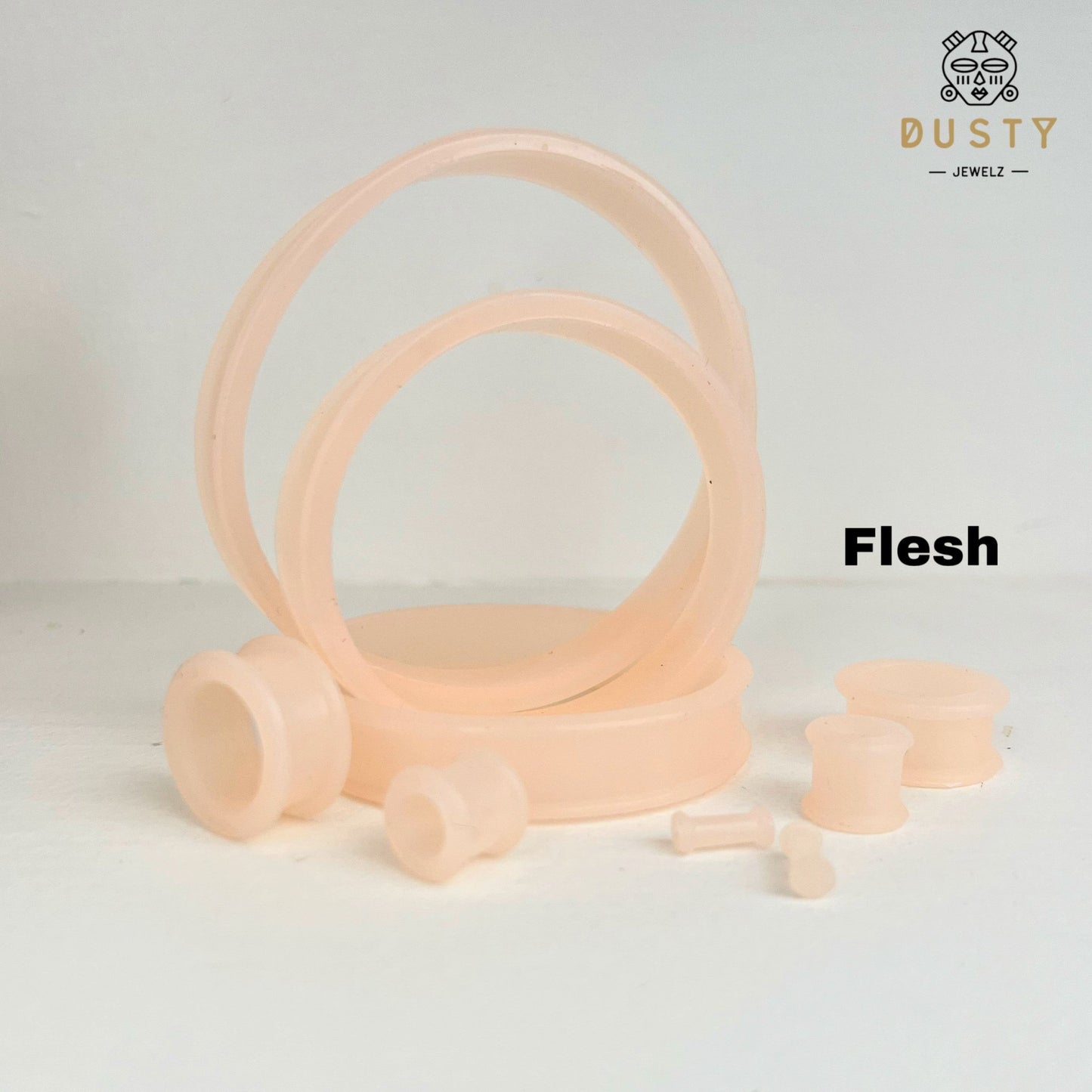 Extra Big Silicone Tunnels | Flexible Plugs | 3mm-76mm