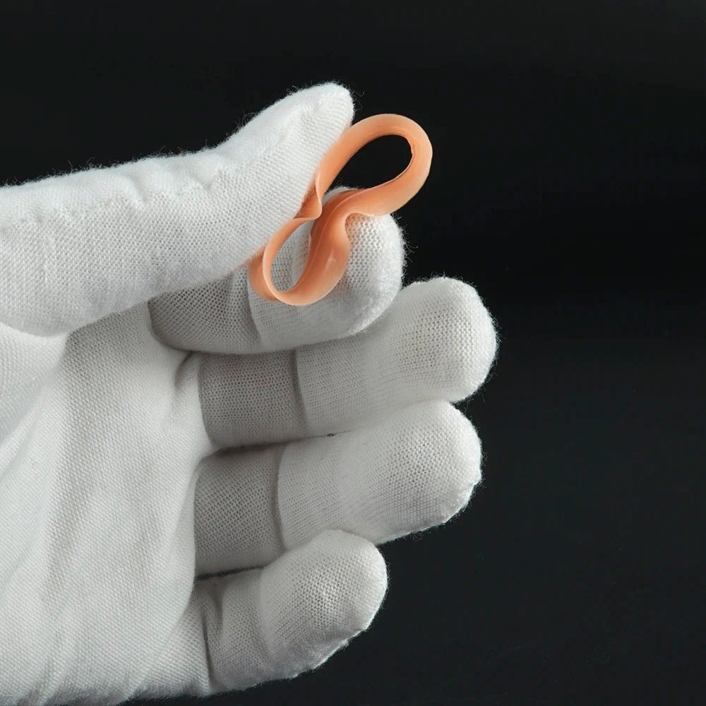 Light Brown Silicone Ear Skins | Flexible Tunnels | Skin Tone - DustyJewelz