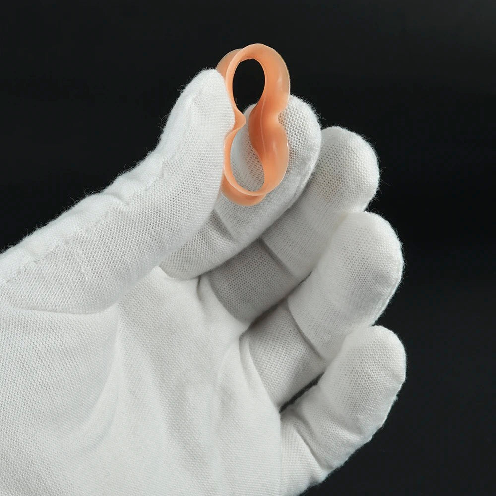 Light Brown Silicone Ear Skins | Flexible Tunnels | Skin Tone - DustyJewelz