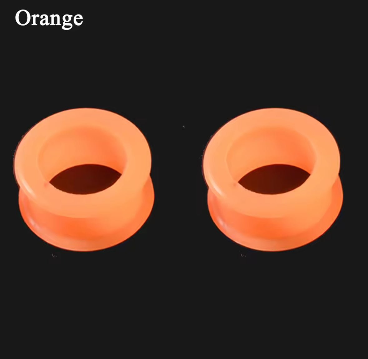 Silicone Ear Tunnels | Double Flare Plugs | Flexible Expanders | 3mm - 20mm - DustyJewelz