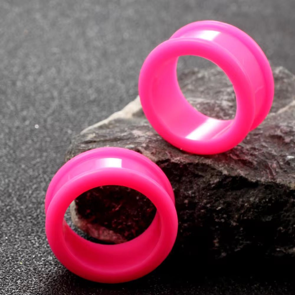 Silicone Ear Tunnels | Double Flare Plugs | Flexible Expanders | 3mm - 20mm - DustyJewelz