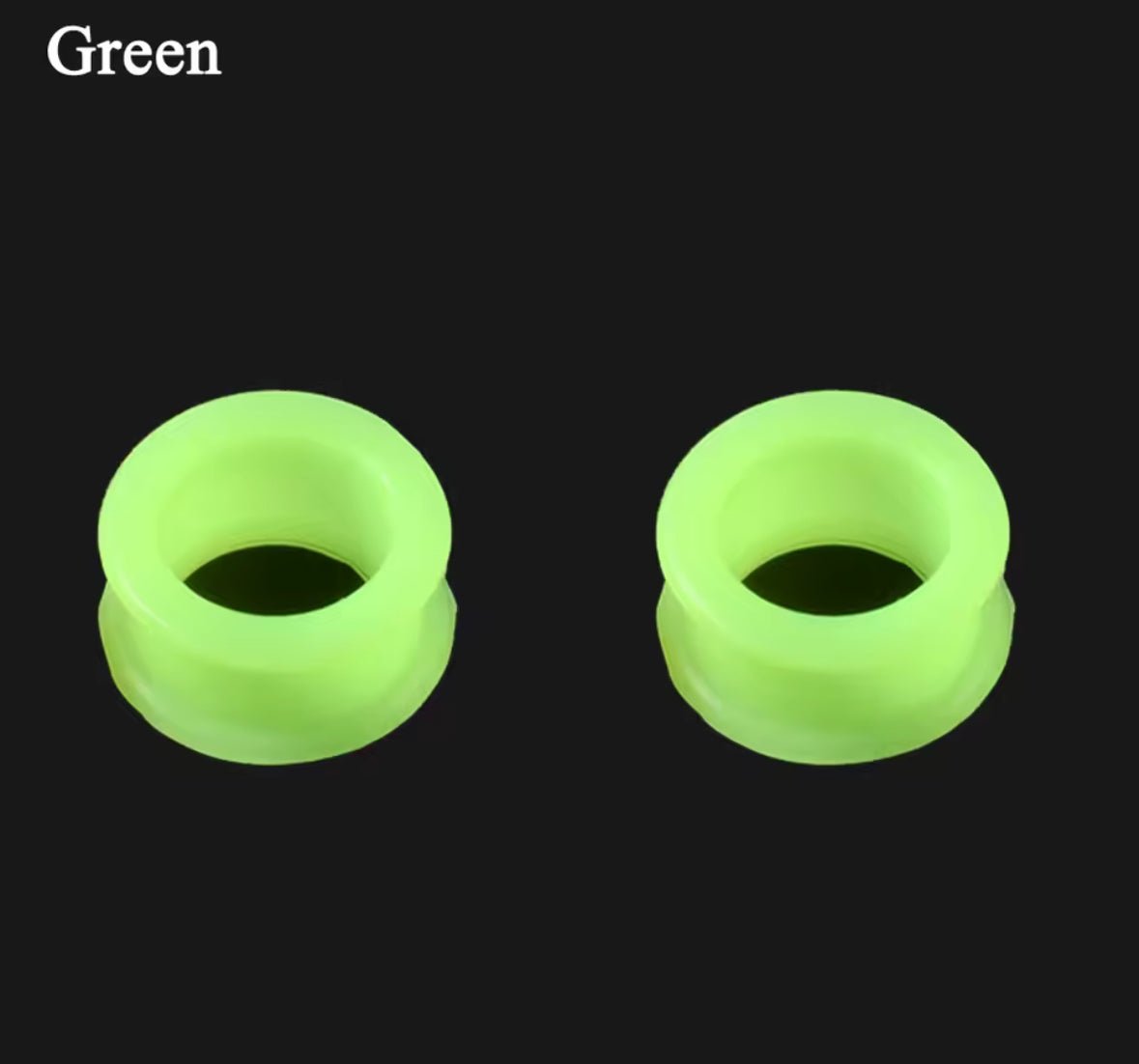 Silicone Ear Tunnels | Double Flare Plugs | Flexible Expanders | 3mm - 20mm - DustyJewelz