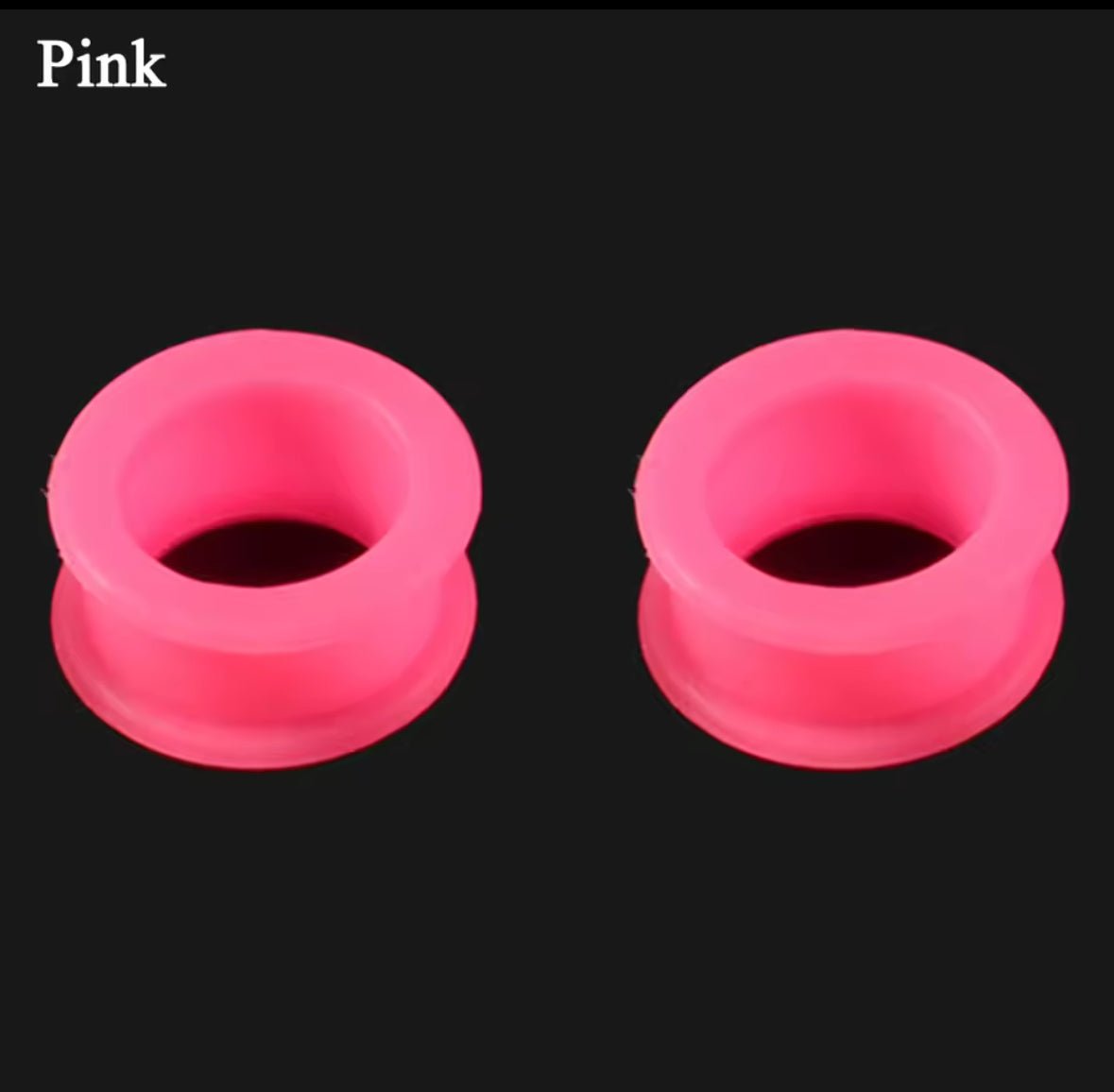 Silicone Ear Tunnels | Double Flare Plugs | Flexible Expanders | 3mm - 20mm - DustyJewelz