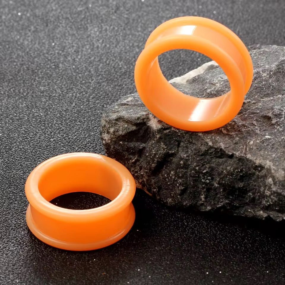 Silicone Ear Tunnels | Double Flare Plugs | Flexible Expanders | 3mm - 20mm - DustyJewelz