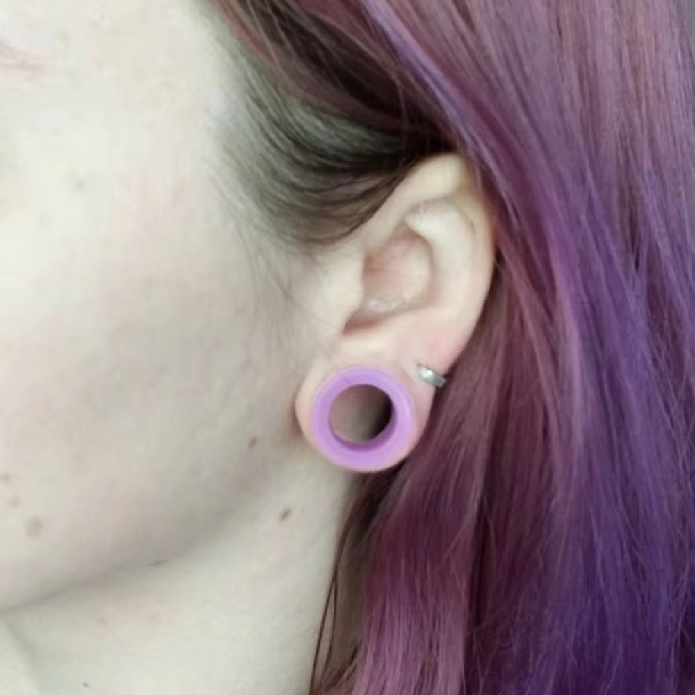 Silicone Ear Tunnels | Double Flare Plugs | Flexible Expanders | 3mm - 20mm - DustyJewelz