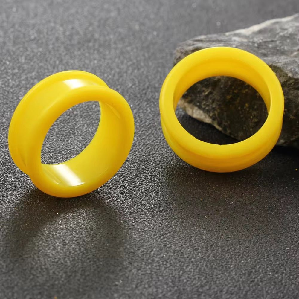 Silicone Ear Tunnels | Double Flare Plugs | Flexible Expanders | 3mm - 20mm - DustyJewelz