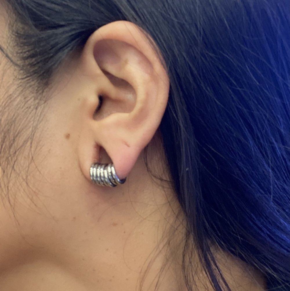 10 Set Multi Ring Stack For Stretched Ears - DustyJewelz