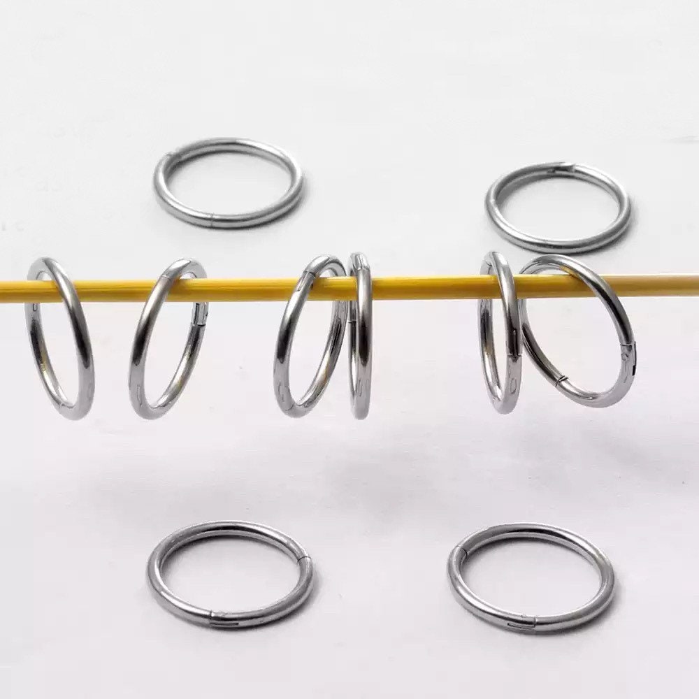 10 Set Multi Ring Stack For Stretched Ears - DustyJewelz
