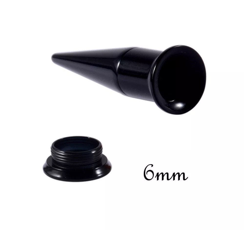 2 In 1 Ear Stretching Taper Set | Interchangeable Acrylic - DustyJewelz