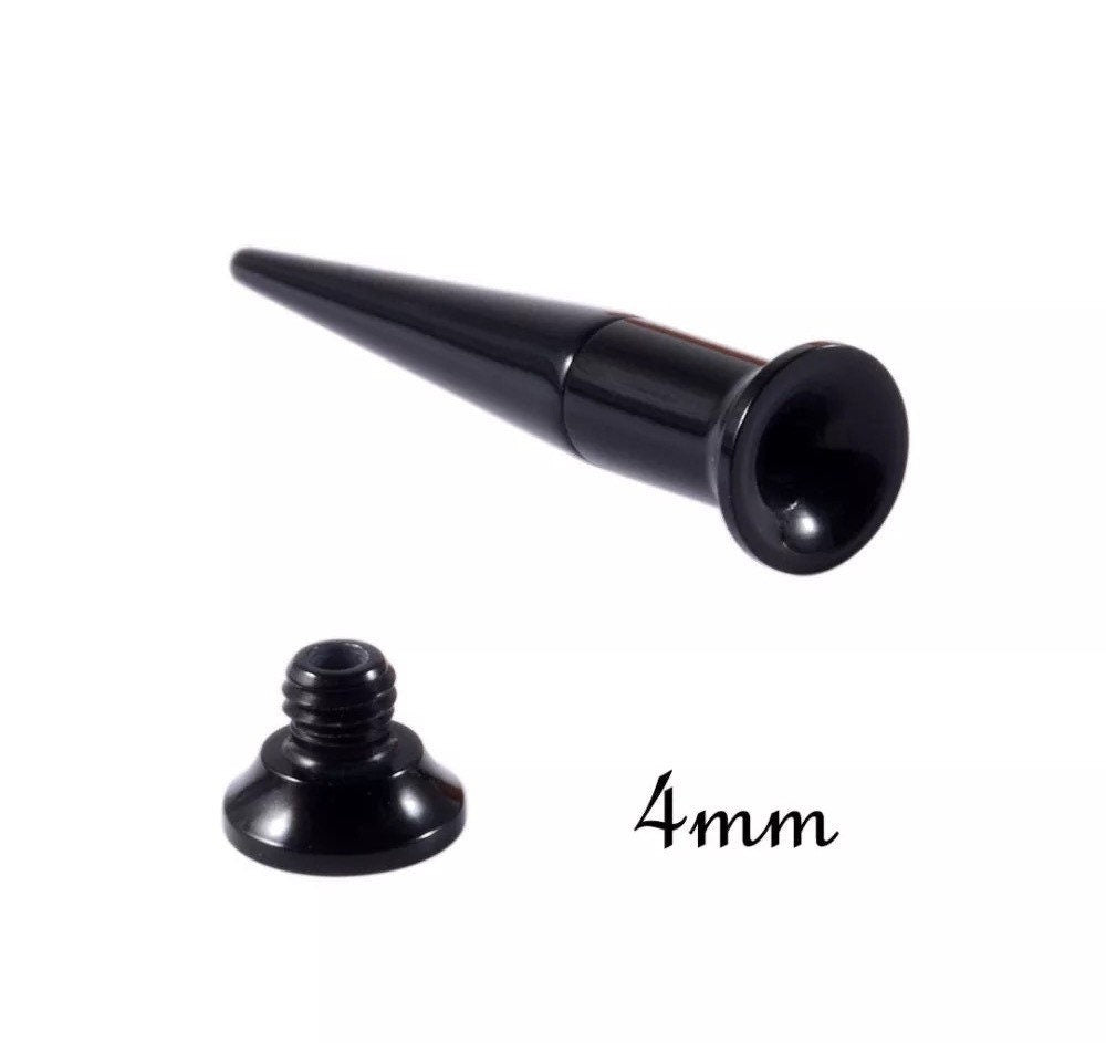 2 In 1 Ear Stretching Taper Set | Interchangeable Acrylic - DustyJewelz