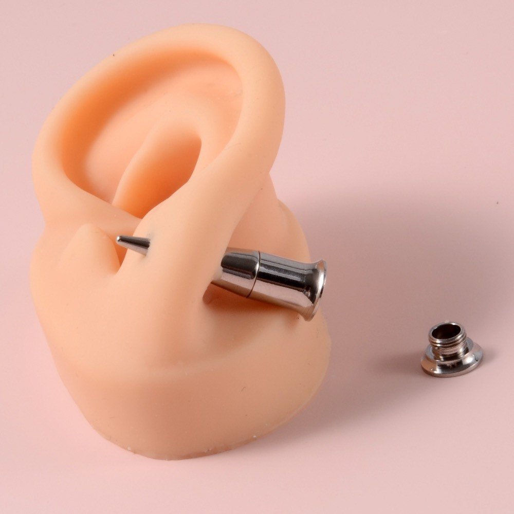 2 In 1 Taper & Tunnel Ear Stretching Set | Interchangeable Stainless Steel (6 Pieces) - DustyJewelz