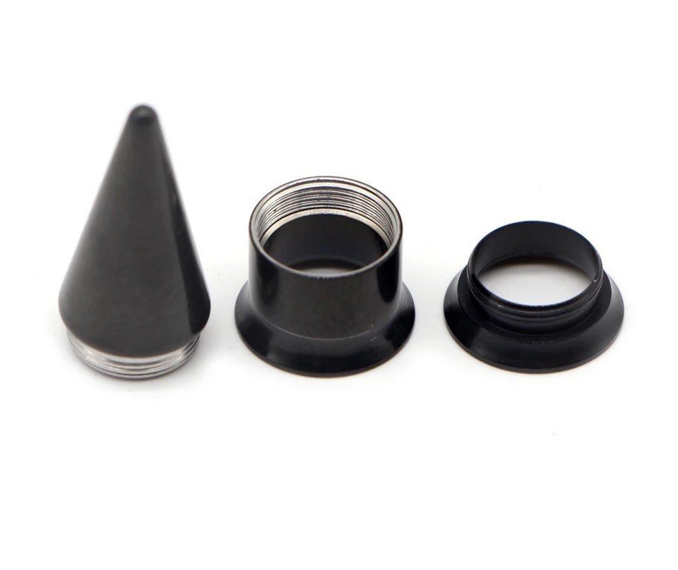 2 In 1 Taper & Tunnel Ear Stretching Set | Interchangeable Stainless Steel (6 Pieces) - DustyJewelz
