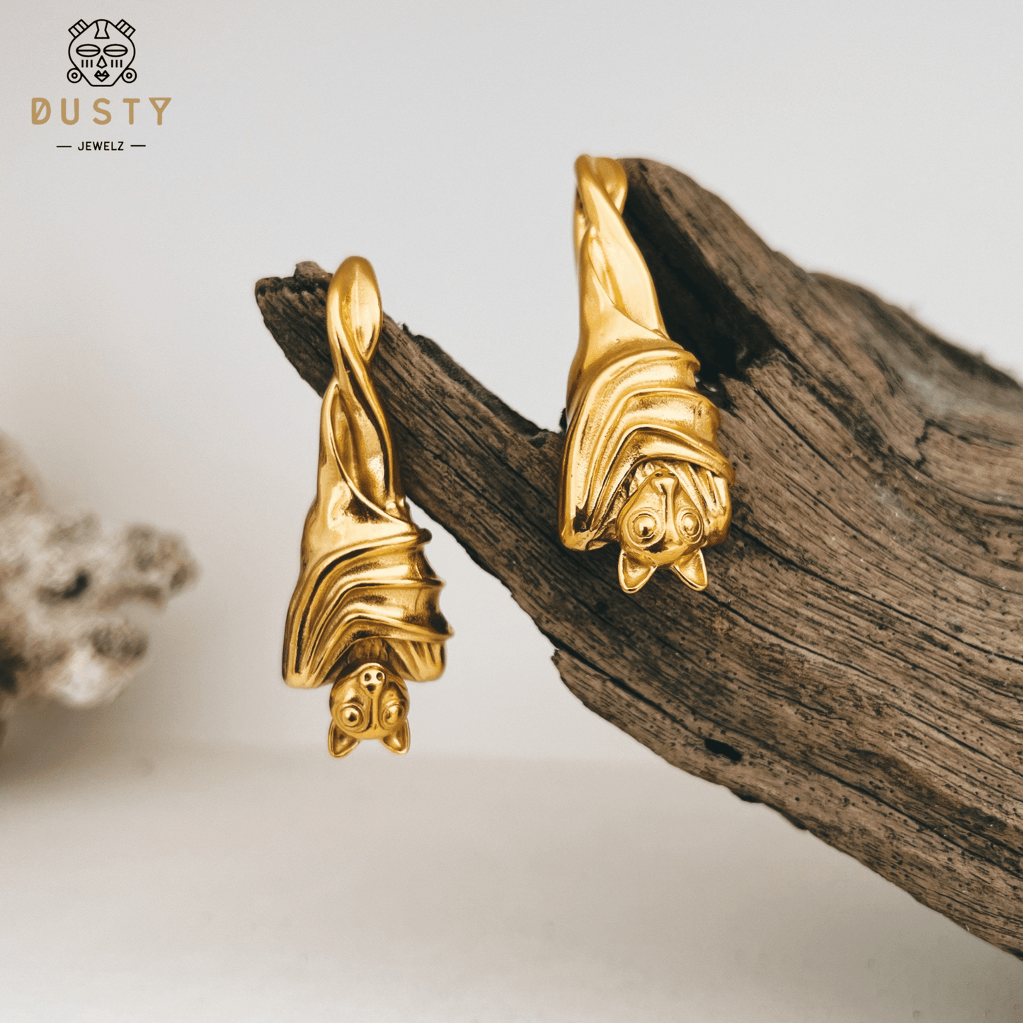 Bat Ear Weights | Lobe Hangers - DustyJewelz