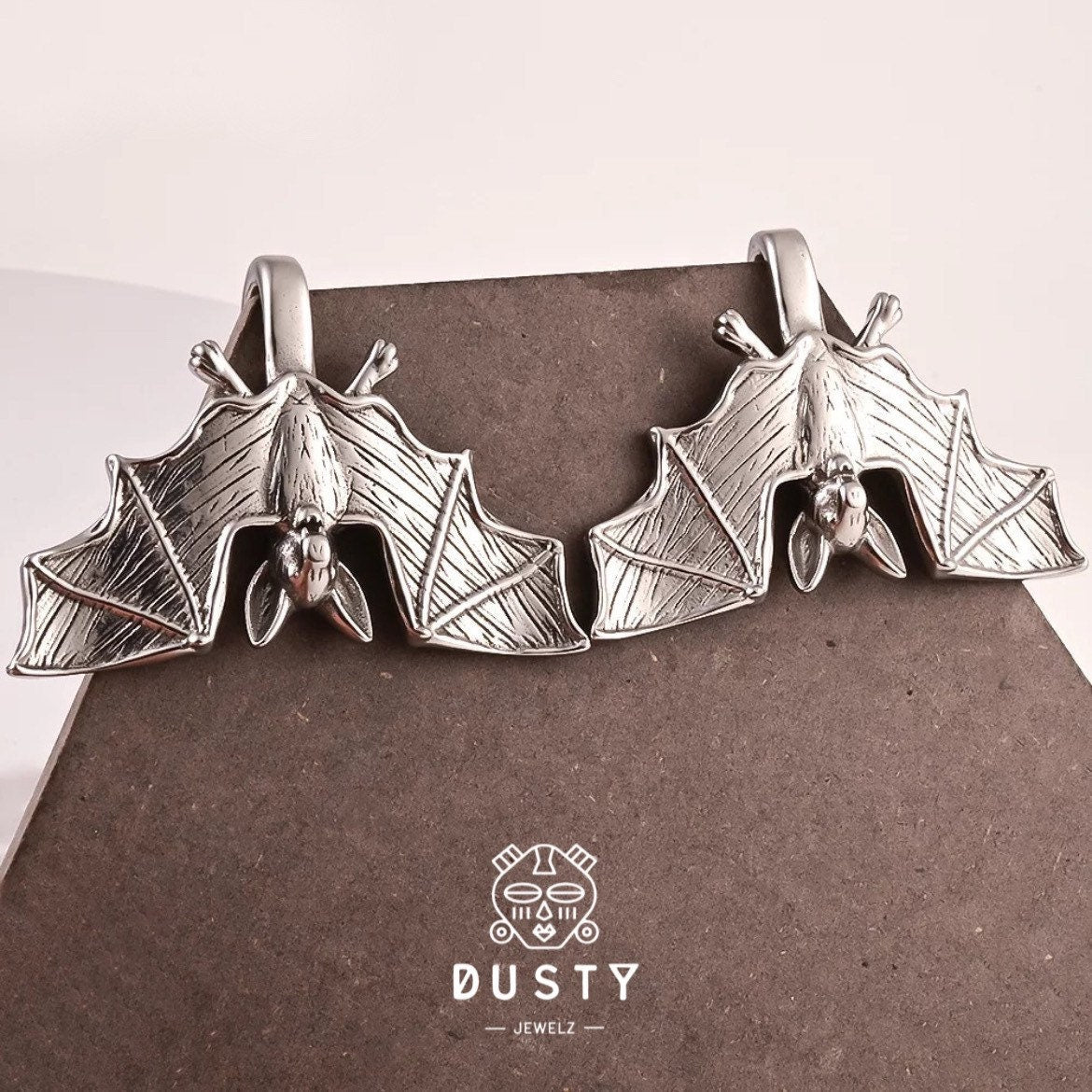 Bat Ear Weights | Lobe Hangers - DustyJewelz