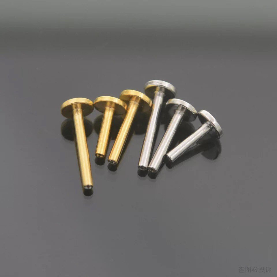 Body Piercing Jewellery Parts | Labret Rod Internally Threaded | Medusa | Monroe | Nostril - DustyJewelz