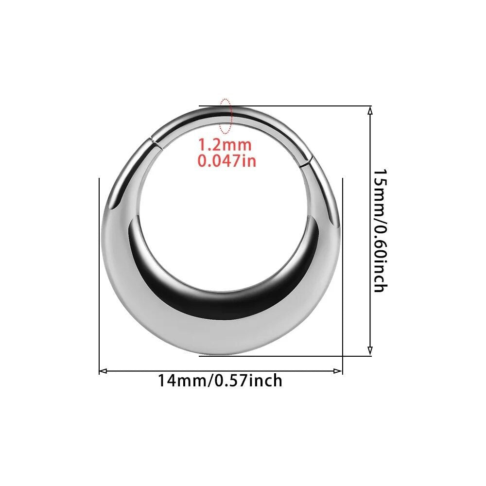 Chunky Septum Clicker - DustyJewelz