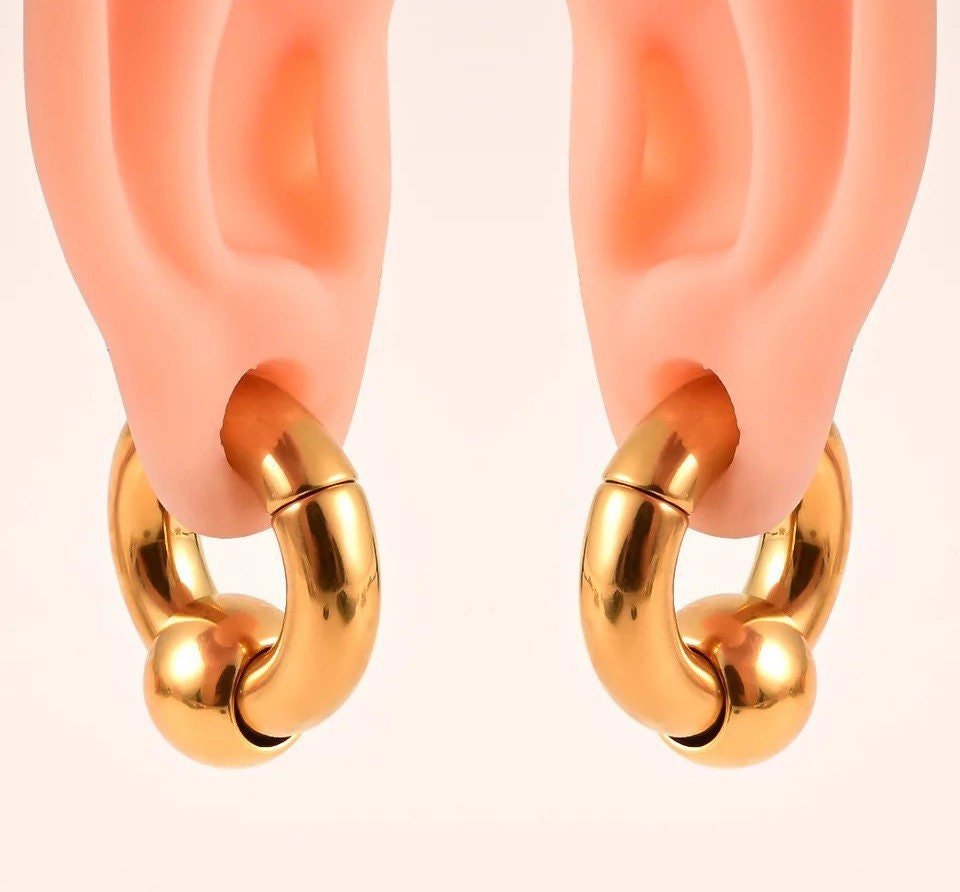 Circle Ear Weights | BCR Magnetic Closure - DustyJewelz