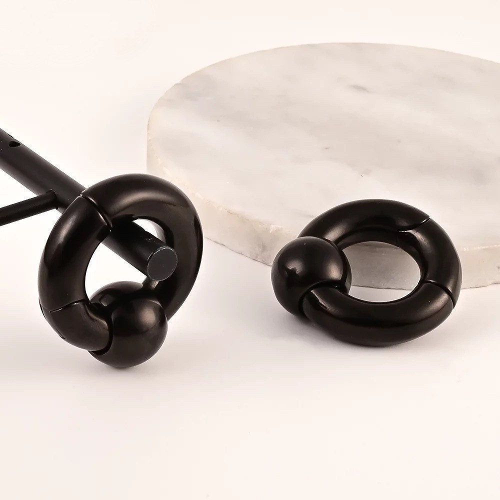 Circle Ear Weights | BCR Magnetic Closure - DustyJewelz