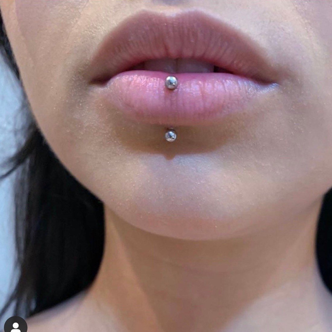 Classic Curved Barbell | Vertical Labret - DustyJewelz