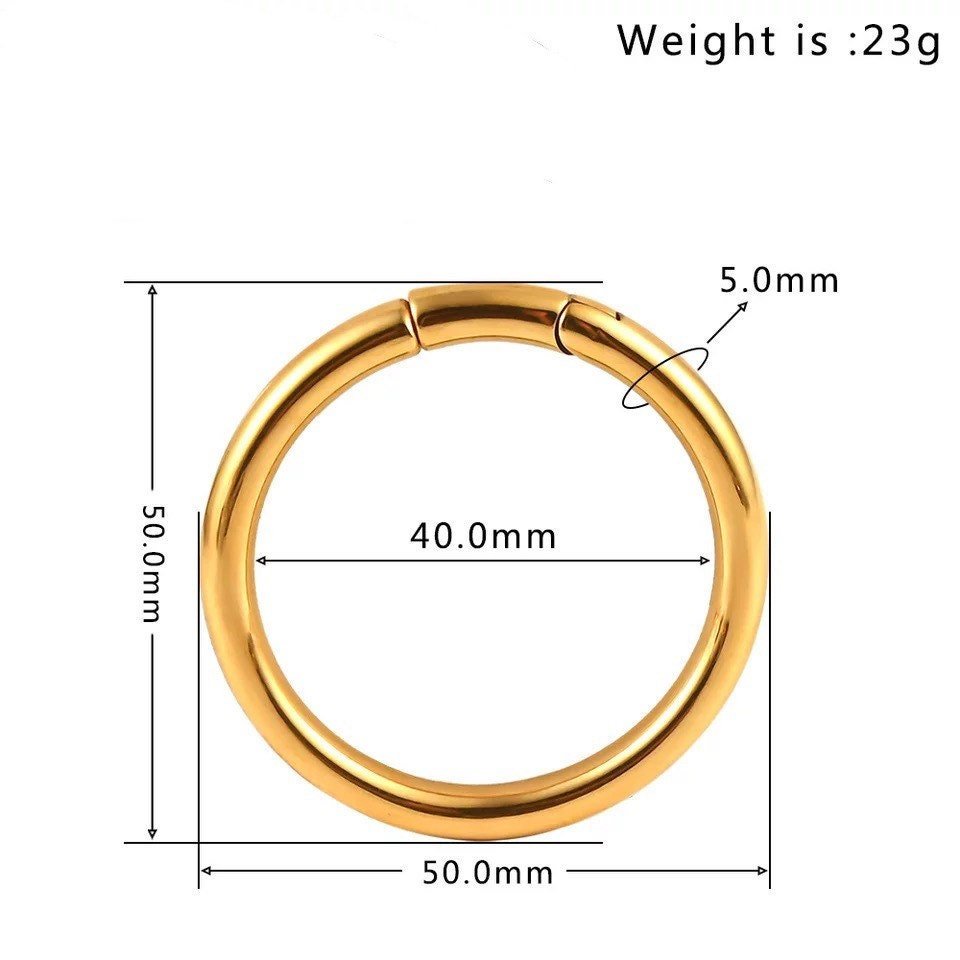 Classic Hoop Ear Weights - DustyJewelz