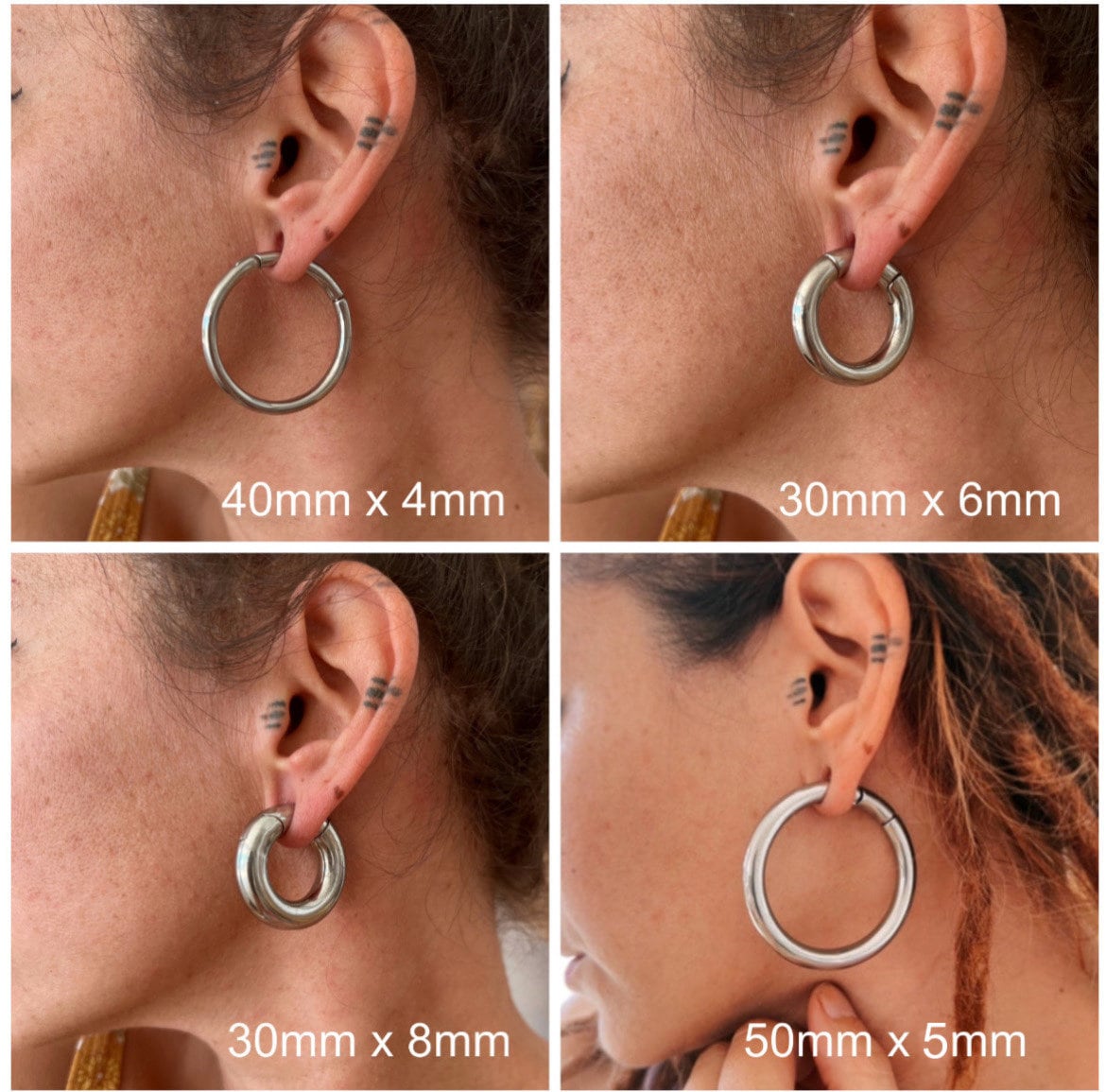 Classic Hoop Ear Weights - DustyJewelz
