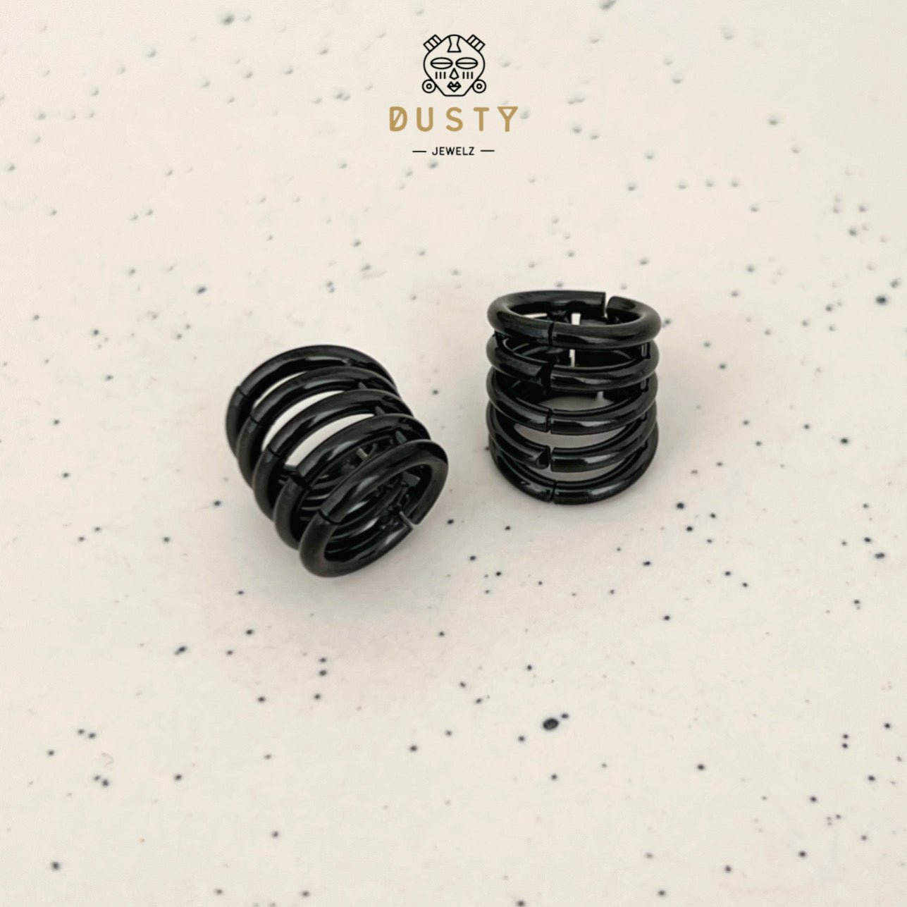 Classic Ringed Lobe Wraps Ear Hangers | Ring Stack Clips - DustyJewelz