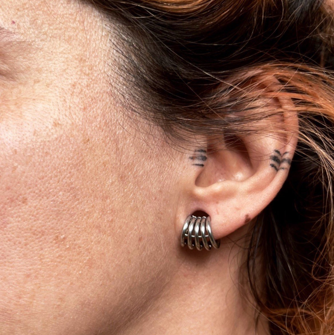 Classic Ringed Lobe Wraps Ear Hangers | Ring Stack Clips - DustyJewelz
