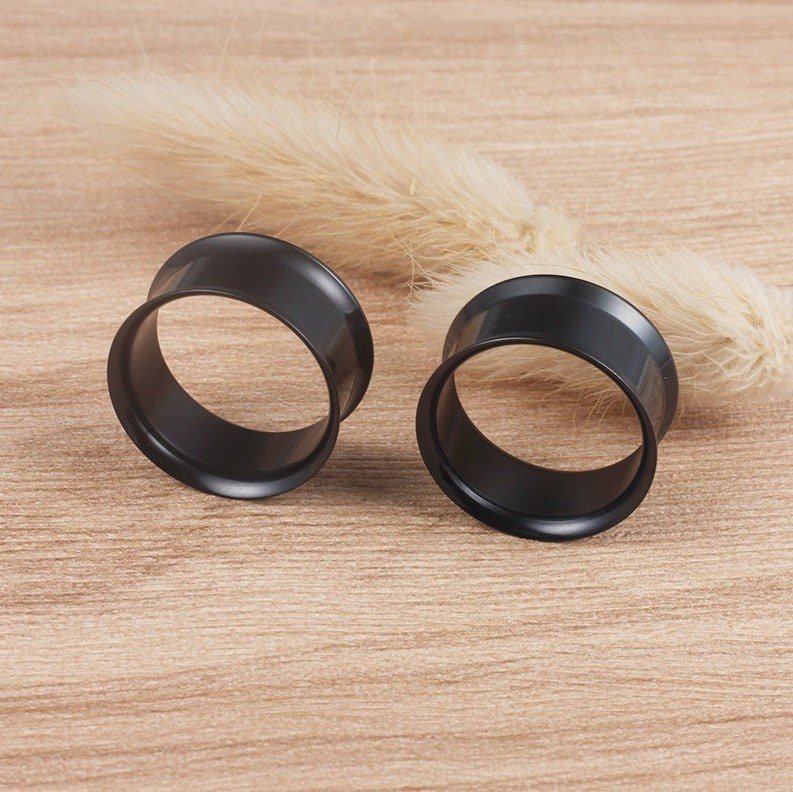 Classic Stainless Steel Tunnels | Non Screw | Double Flare - DustyJewelz