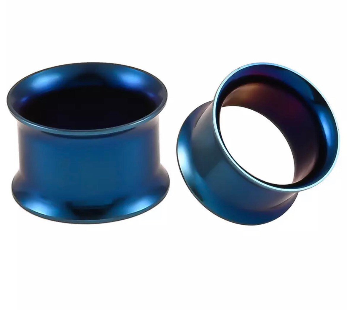 Classic Stainless Steel Tunnels | Non Screw | Double Flare - DustyJewelz