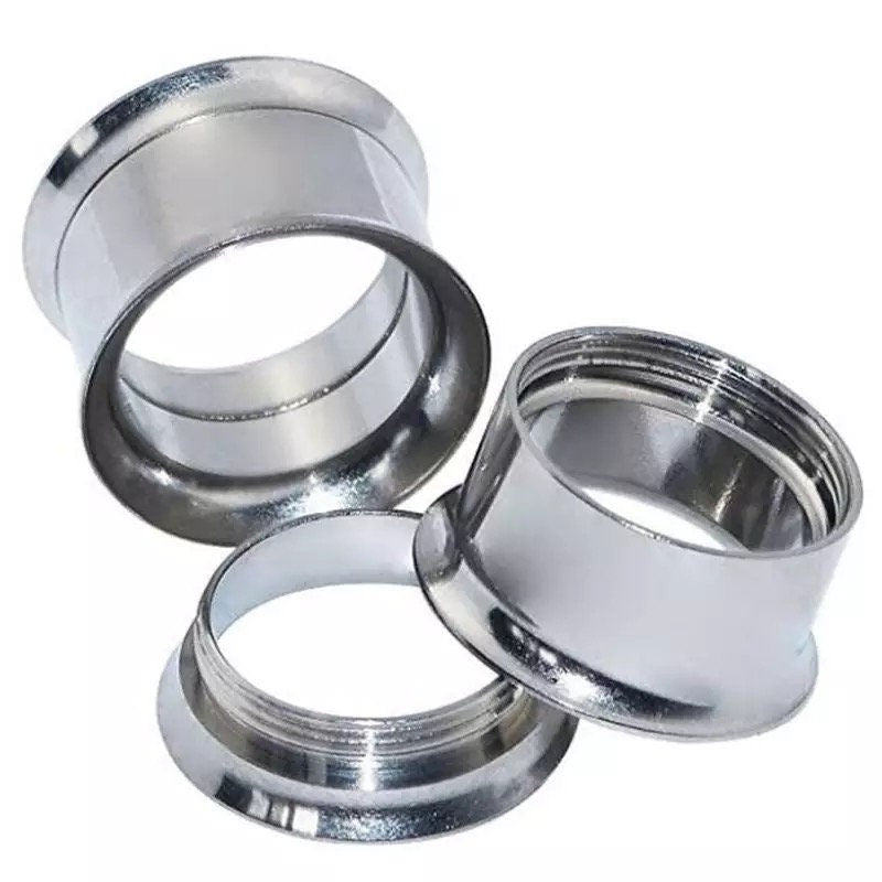 Classic Steel Tunnels | Double Flare | Internally Threaded - DustyJewelz