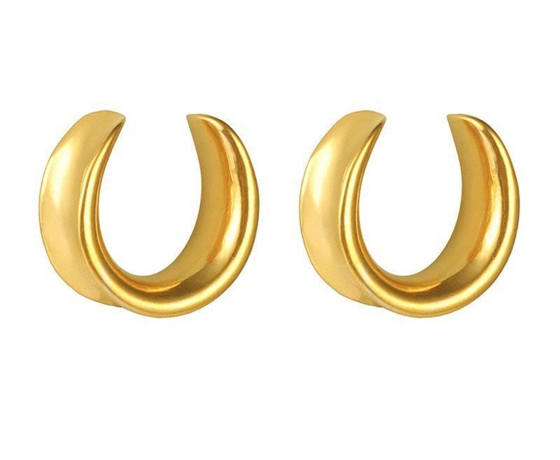 Crescent Moon Saddle Spreader | Plattform Lobe Hangers - DustyJewelz