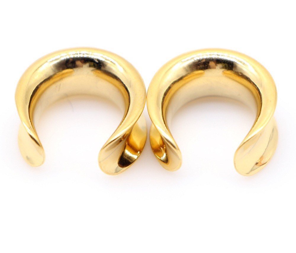 Crescent Moon Saddle Spreader | Plattform Lobe Hangers - DustyJewelz