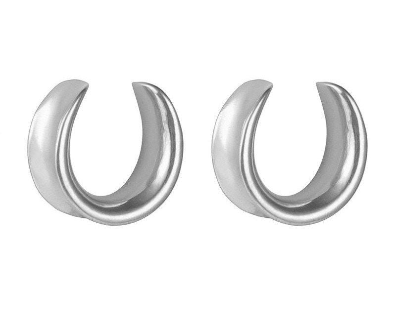 Crescent Moon Saddle Spreader | Plattform Lobe Hangers - DustyJewelz