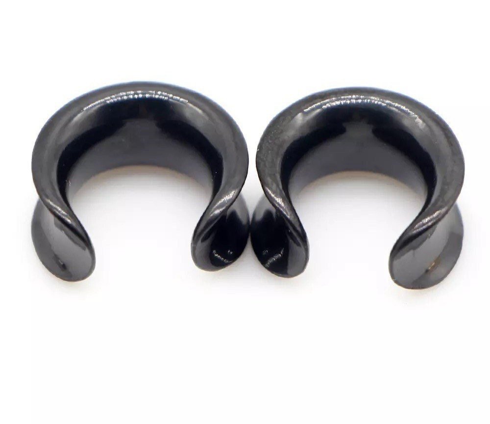 Crescent Moon Saddle Spreader | Plattform Lobe Hangers - DustyJewelz