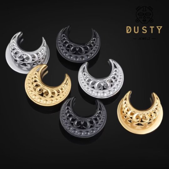 Crescent Shield Saddle Hangers - DustyJewelz