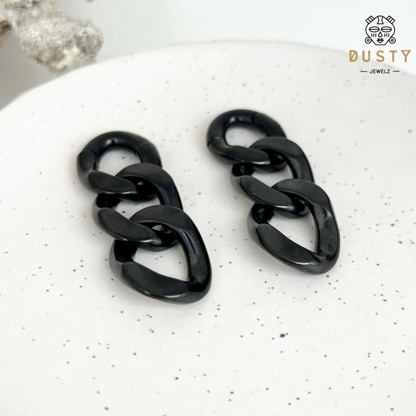 Cuban Link Chain Ear Weights | Triple Links - DustyJewelz