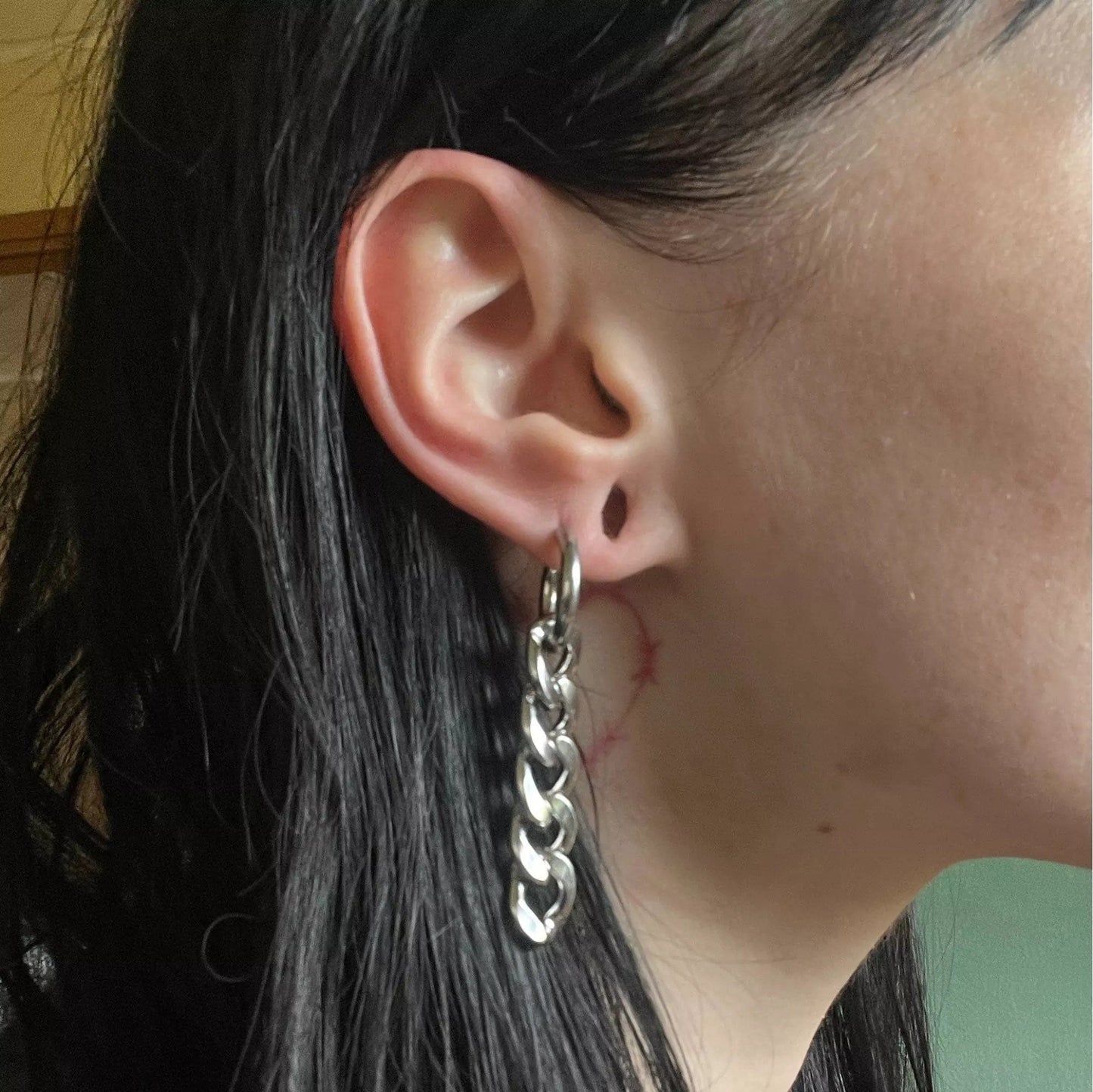 Cuban Link Chain Earrings - DustyJewelz