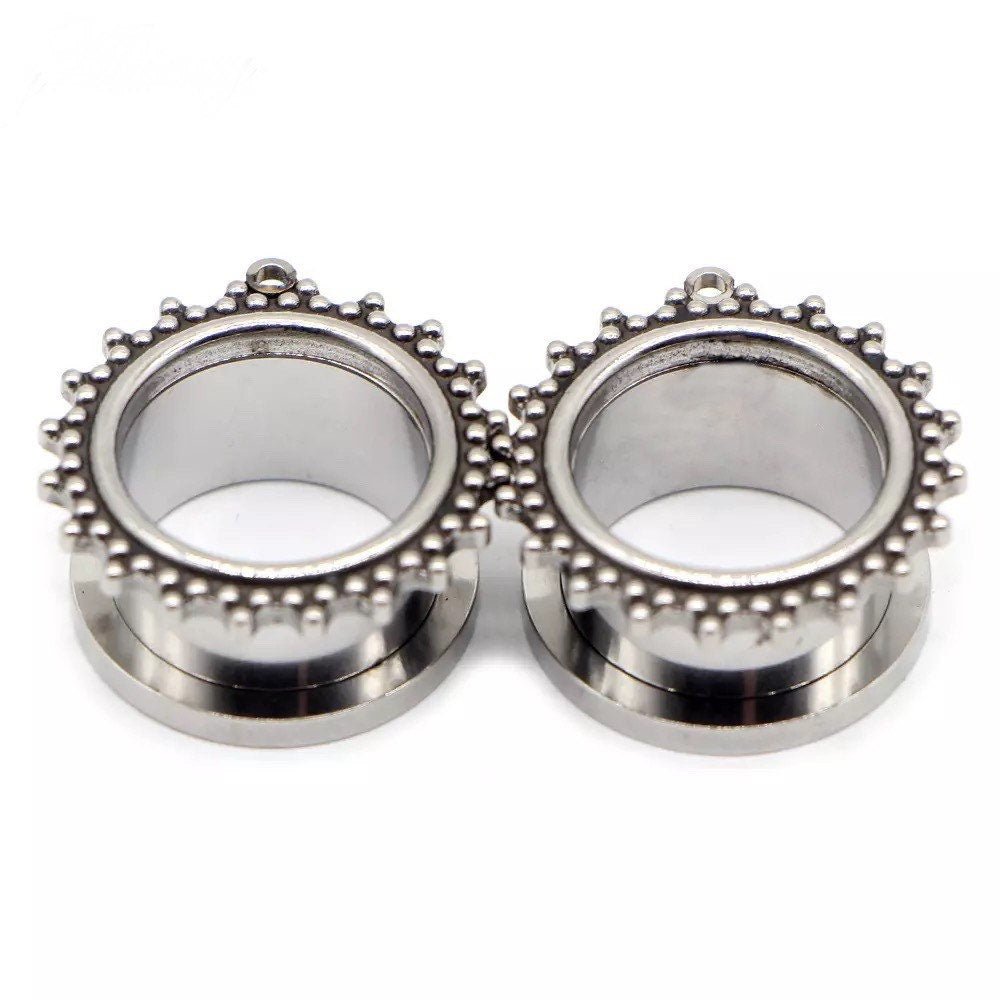 DIY Antique SCREW FIT Connector Tunnels And Plugs - DustyJewelz