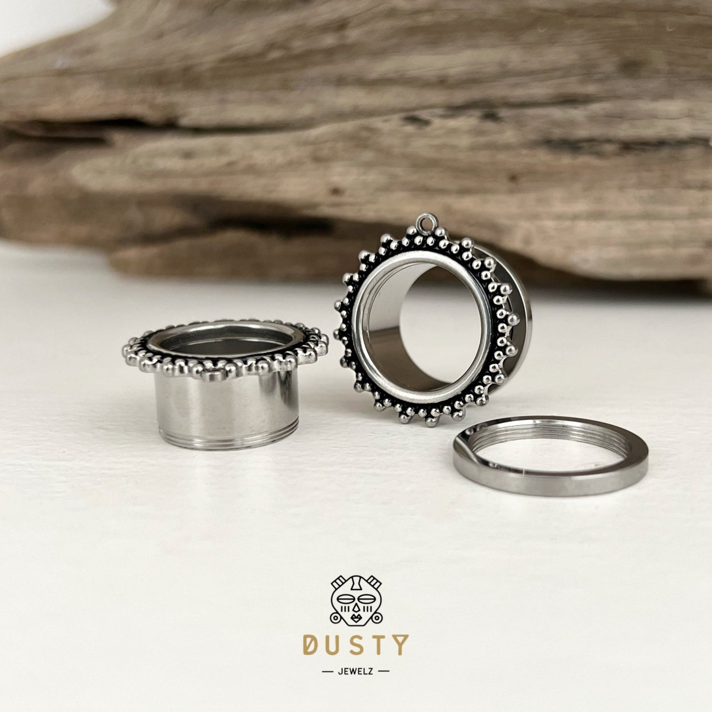 DIY Antique SCREW FIT Connector Tunnels And Plugs - DustyJewelz
