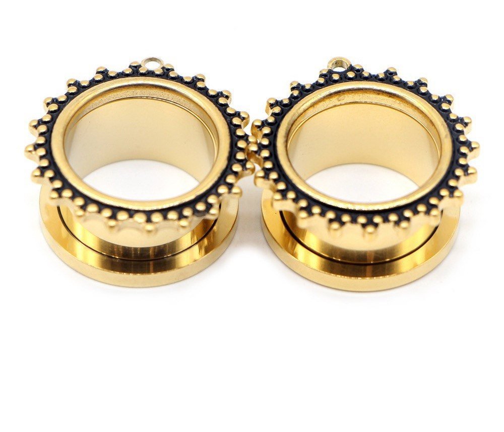 DIY Antique SCREW FIT Connector Tunnels And Plugs - DustyJewelz