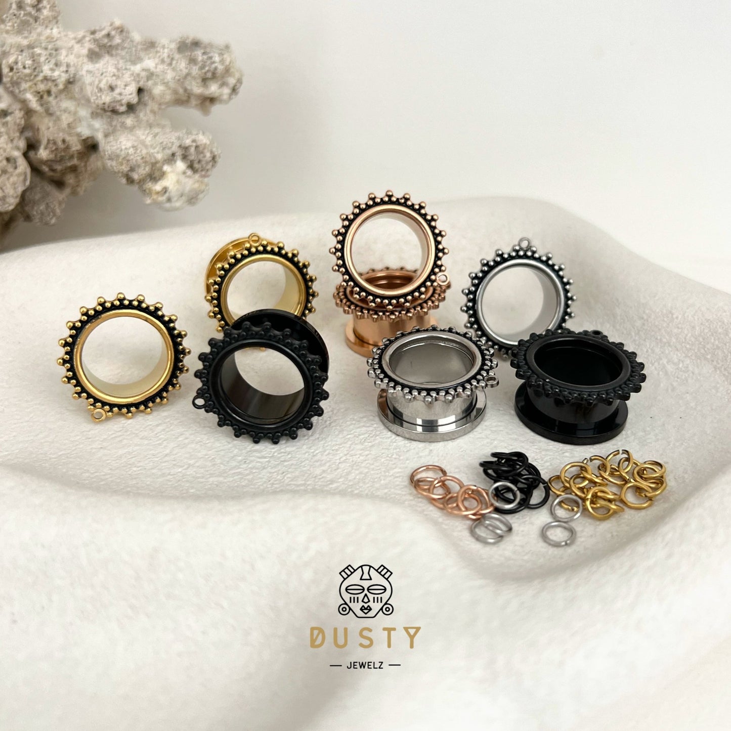 DIY Antique SCREW FIT Connector Tunnels And Plugs - DustyJewelz