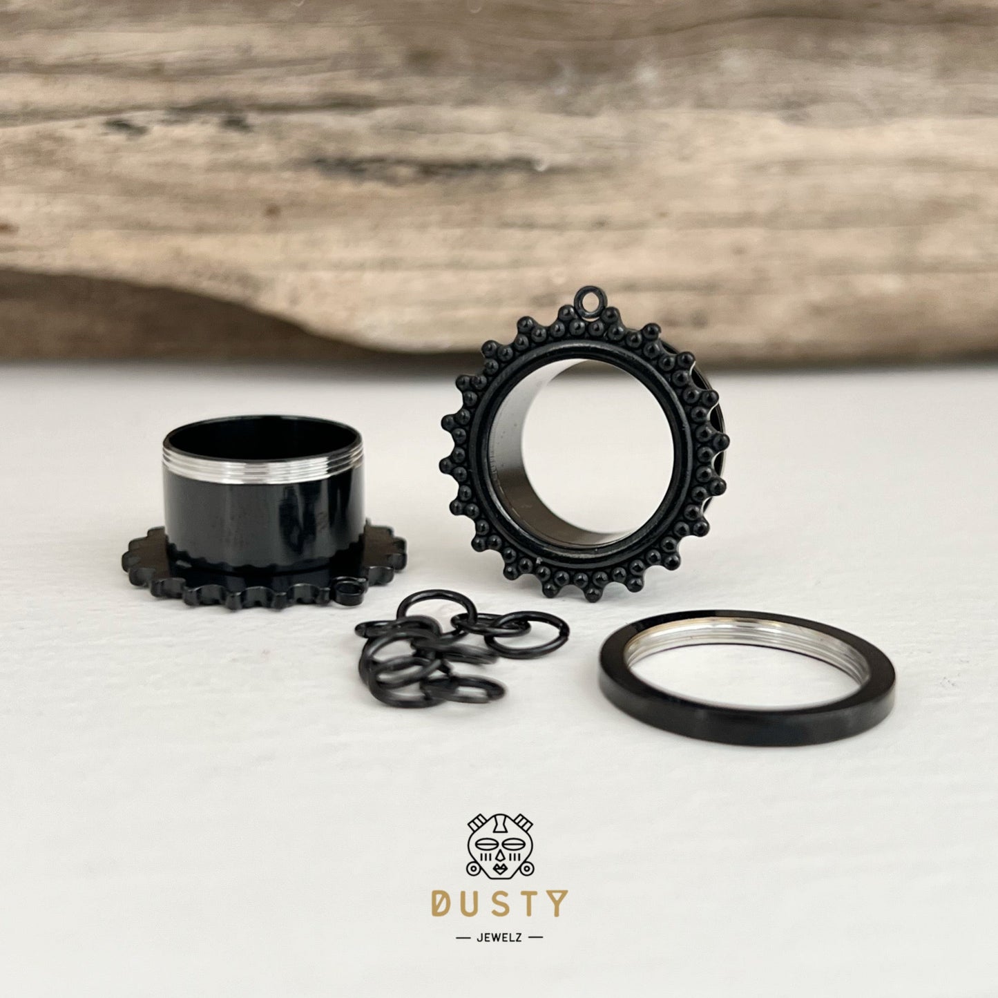 DIY Antique SCREW FIT Connector Tunnels And Plugs - DustyJewelz