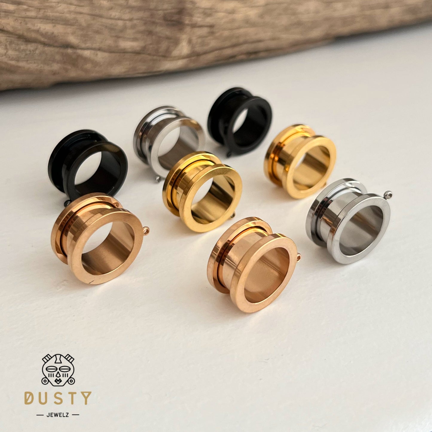 DIY Connector Tunnels | Screw Back - DustyJewelz