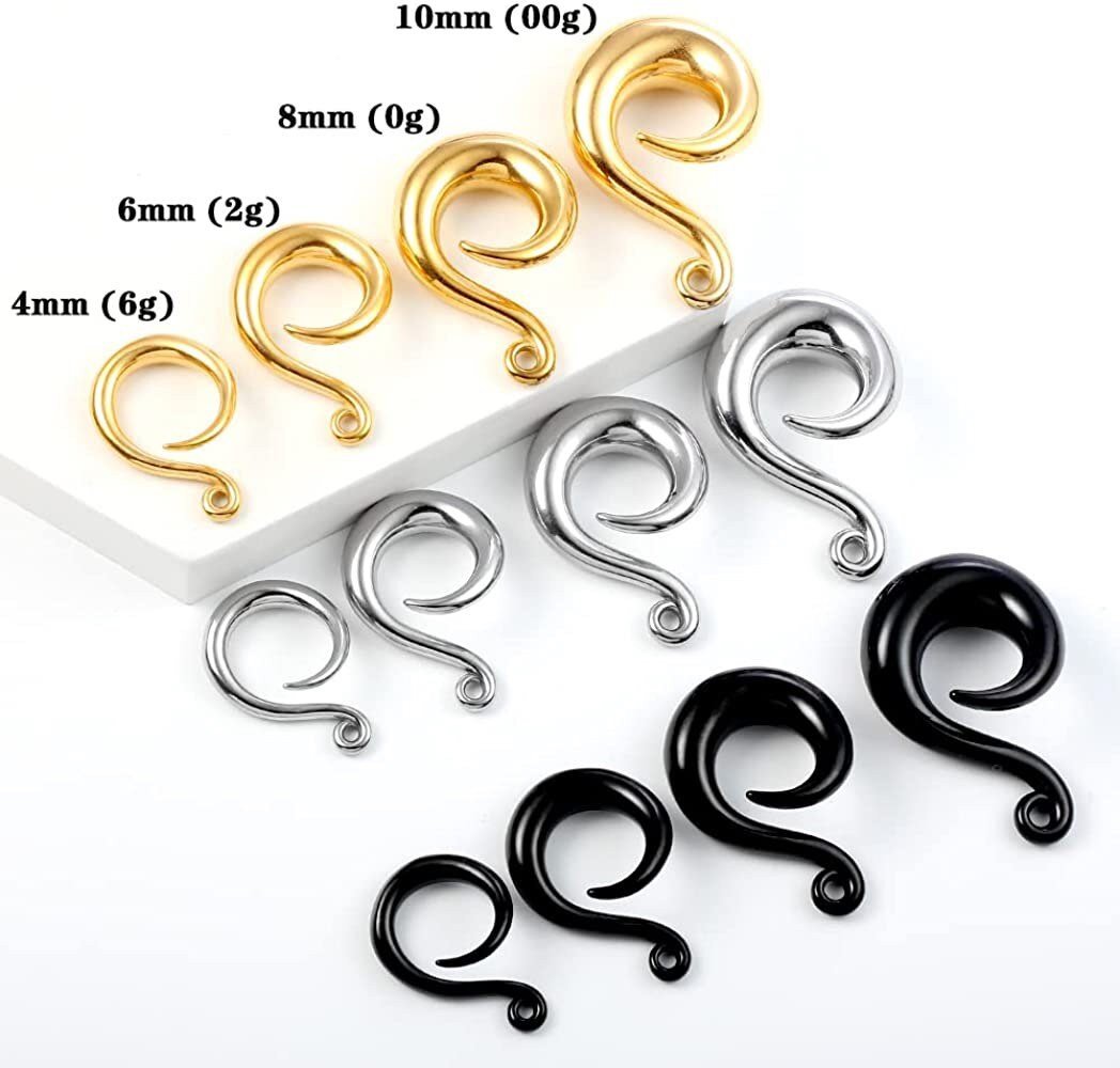 DIY Curled Ear Hooks For Ear Weights - DustyJewelz