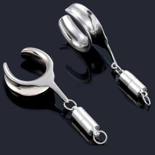 DIY Dangle Saddle Plugs | Magnetic Connector - DustyJewelz