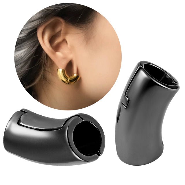 Easy Lobe Clips Ear Cuff Hangers | Weights In 4 Sizes - DustyJewelz