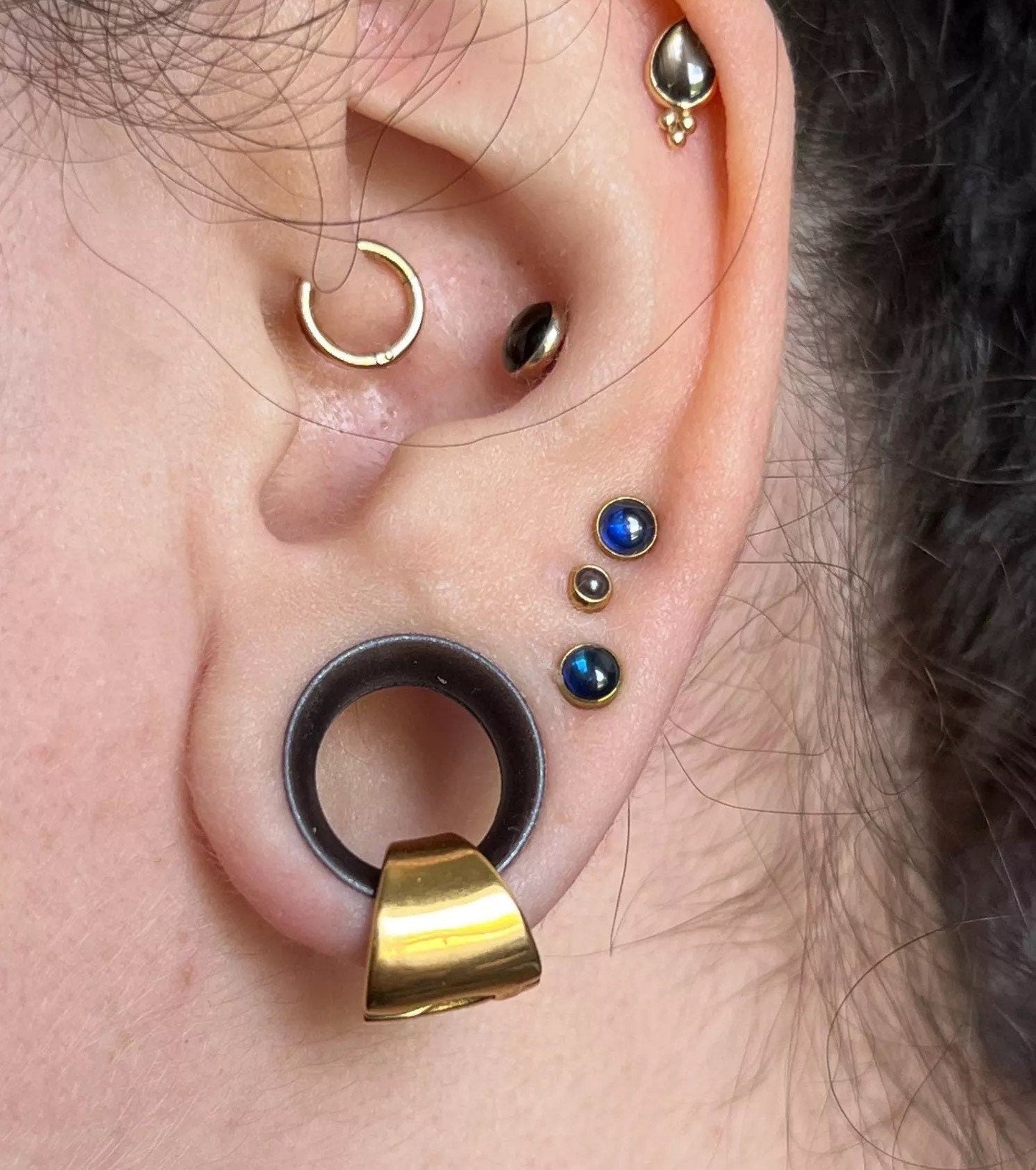 Easy Lobe Clips Ear Cuff Hangers | Weights In 4 Sizes - DustyJewelz