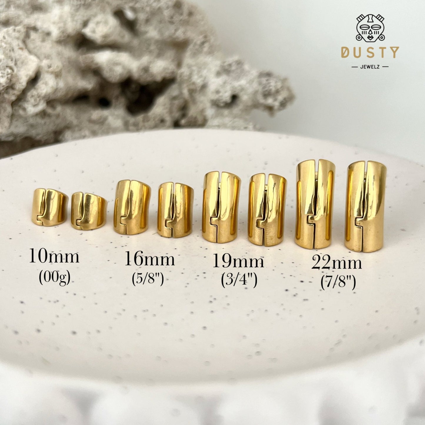 Easy Lobe Clips Ear Cuff Hangers | Weights In 4 Sizes - DustyJewelz